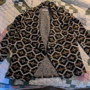 Jack by BB Dakota Tribal Cardigan Size S